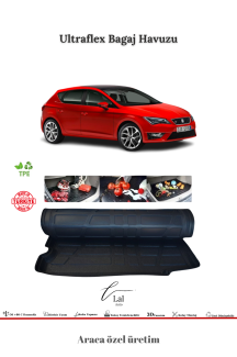 Seat Leon 2013-2020 3D Bagaj Havuzu