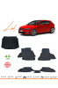 Seat Leon 2013-2020 3D Havuzlu Paspas Bagaj Havuzu Seti - Thumbnail (1)