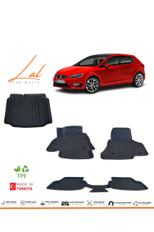 Seat Leon 3D Havuzlu Paspas Bagaj Havuzu Seti 2012-2020