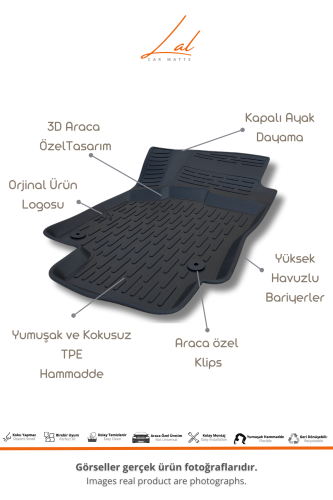 Seat Leon 3D Havuzlu Paspas Bagaj Havuzu Seti 2012-2020 - 2
