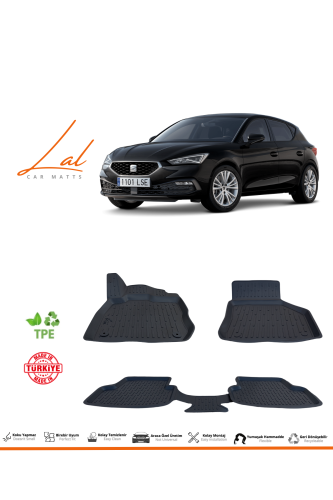 Seat Leon 4 2021 Sonrası E-Tsi Otomatik Vites 3D Havuzlu Paspas - 0