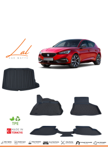Seat Leon Mk4 E-Tsi Otomatik Vites 3D Havuzlu Paspas Bagaj Havuzu Seti 2021+