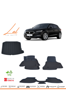 Seat Leon Mk4 Manuel Vites 3D Havuzlu Paspas Bagaj Havuzu Seti 2021+
