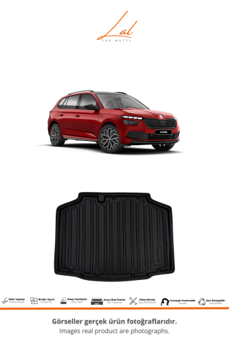 Skoda Kamiq 2020+ 3D Havuzlu Paspas Bagaj Havuzu Seti - 3