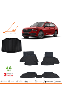 Skoda Kamiq 3D Havuzlu Paspas Alt Kademe Bagaj Havuzu Seti 2019+