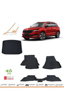 Skoda Karoq 3D Havuzlu Paspas Bagaj Havuzu Seti 2017+