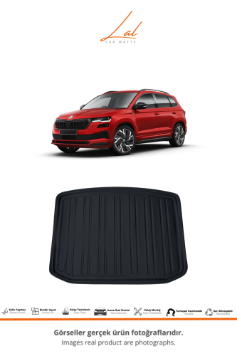 Skoda Karoq 3D Havuzlu Paspas Bagaj Havuzu Seti 2017+ - 3
