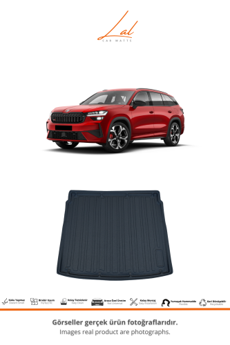 Skoda Kodiaq 3D Havuzlu Paspas Alt Kademe Bagaj Havuzu Seti 2024+ - 3