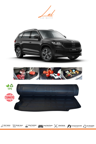 Skoda Kodiaq Araçlarınız Ile Uyumlu 3D Bagaj Havuzu - 0