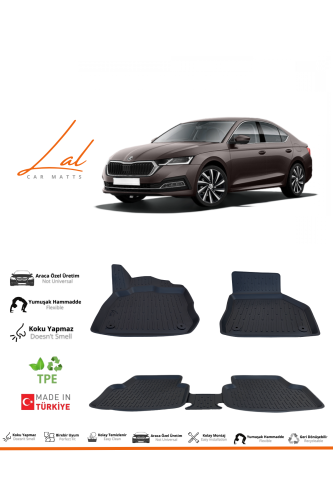 Skoda Octavia 3D Havuzlu Paspas 2021+ - 0