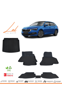 Skoda Scala 3D Havuzlu Paspas Bagaj Havuzu Seti 2019+