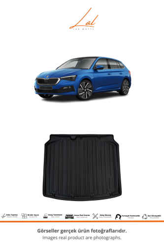 Skoda Scala 3D Havuzlu Paspas Bagaj Havuzu Seti 2019+ - 3
