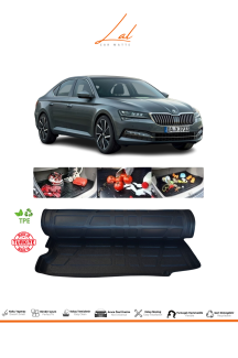 Skoda Superb 2015 Sonrası 3D Bagaj Havuzu