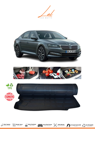 Skoda Superb 2015 Sonrası 3D Bagaj Havuzu - 0