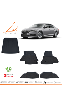 Skoda Superb 3D Havuzlu Paspas Bagaj Havuzu Seti 2015-2023