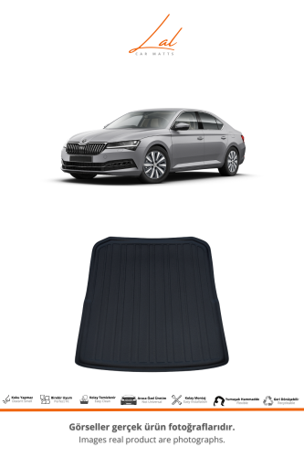 Skoda Superb 3D Havuzlu Paspas Bagaj Havuzu Seti 2015-2023 - 3