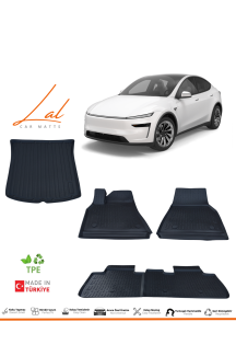 Tesla Model Y Juniper 3D Havuzlu Paspas Bagaj Havuzu Seti 2019+