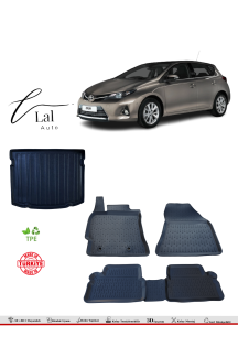 Toyota Auris 2013 Sonrası 3D Havuzlu Paspas Bagaj Havuzu Seti