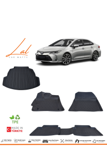 Toyota Corolla 3D Havuzlu Paspas Bagaj Havuzu Seti 2019+