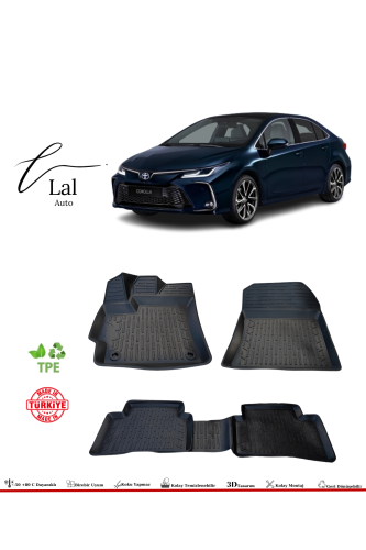 Toyota Corolla 2019 Sonrası 3D Havuzlu Paspas - 0