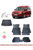 Volkswagen Caddy 2004-2010 3D Havuzlu Paspas Bagaj Havuzu Seti - Thumbnail (1)