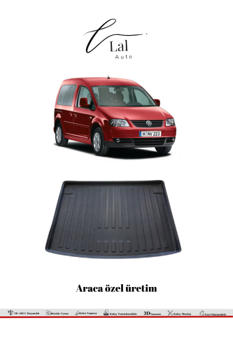 Volkswagen Caddy 2004-2010 3D Havuzlu Paspas Bagaj Havuzu Seti - 3