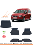 Volkswagen Caddy 2004-2010 3D Havuzlu Paspas Bagaj Havuzu Seti - Thumbnail (1)