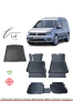 Volkswagen Caddy 2011-2021 3D Havuzlu Paspas Bagaj Havuzu Seti - Thumbnail (1)