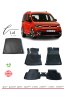 Volkswagen Caddy 2021 Sonrası 3D Havuzlu Paspas Bagaj Havuzu Seti - Thumbnail (1)