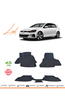 Volkswagen Golf 7 2013-2019 3D Havuzlu Paspas