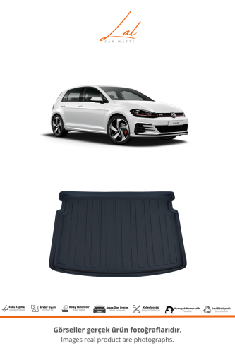 Volkswagen Golf7 3D 2013-2019 Havuzlu Paspas ve Bagaj Havuzu Seti - 3