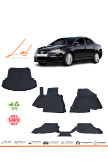 Volkswagen Jetta 2006-2011 3D Havuzlu Paspas Bagaj Havuzu Seti