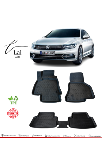 Volkswagen Passat 2015 Sonrası 3D Havuzlu Paspas - 0