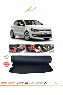 Volkswagen Polo 2010-2017 Uyumlu 3D Üst Bagaj Havuzu