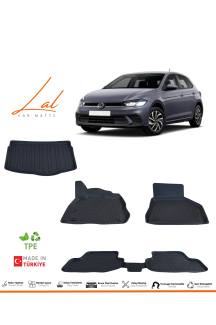 Volkswagen Polo 3D Havuzlu Paspas Alt Kademe Bagaj Havuzu Seti 2021+