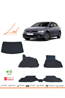 Volkswagen Polo 3D Havuzlu Paspas Üst Kademe Bagaj Havuzu Seti 2021+