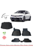 Volkswagen Polo 2021+ (Trendline - İmpression) 3D Havuzlu Paspas Bagaj Havuzu Seti - Thumbnail (1)