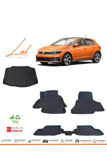 Volkswagen Polo (Trendline) 3D Havuzlu Paspas Bagaj Havuzu Seti 2017-2021