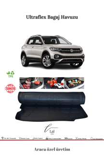 Volkswagen T-Cross 2018 Sonrası Üst 3D Bagaj Havuzu