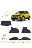 Volkswagen T-Cross 3D Havuzlu Paspas Alt Kademe Bagaj Havuzu Seti 2019+ - Thumbnail (1)