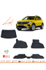 Volkswagen T Cross 3D Havuzlu Paspas Üst Kademe Bagaj Havuzu Seti 2019+ - Thumbnail (1)