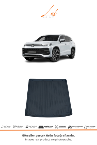 Volkswagen Tayron 3D Havuzlu Paspas Üst Kademe Bagaj Havuzu Seti - 3