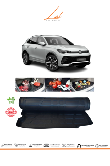 Volkswagen Tiguan 2024+ 3D Üst Kademe Bagaj Havuzu